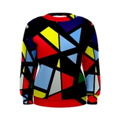 Colorful Geomeric Desing Women s Sweatshirt by Valentinaart
