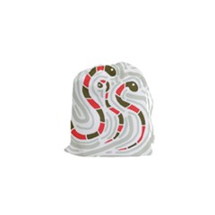 Snakes Family Drawstring Pouches (xs)  by Valentinaart