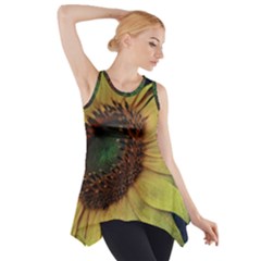 Sunflower Photography  Side Drop Tank Tunic by vanessagf
