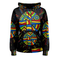 Colorful Bang Women s Pullover Hoodie by Valentinaart