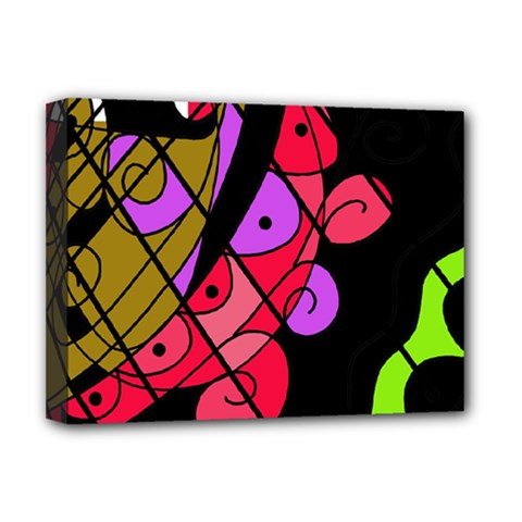 Elegant Abstract Decor Deluxe Canvas 16  X 12   by Valentinaart