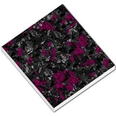 Magenta And Gray Decorative Art Small Memo Pads by Valentinaart