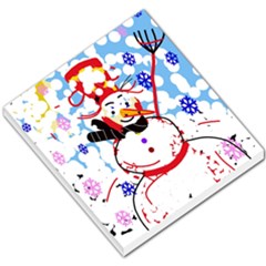 Snowman Small Memo Pads by Valentinaart
