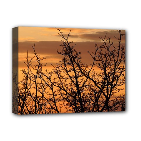 Colorful Sunset Deluxe Canvas 16  X 12   by picsaspassion