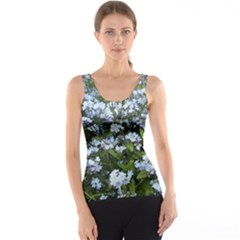 Blue Forget-me-not Flowers Tank Top by picsaspassion