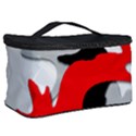 Gray, red and black shape Cosmetic Storage Case View2