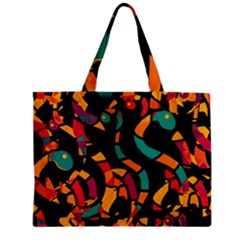 Colorful Snakes Zipper Mini Tote Bag by Valentinaart