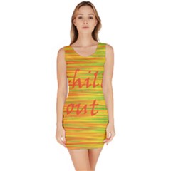 Chill Out Sleeveless Bodycon Dress by Valentinaart