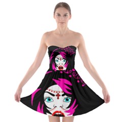 Vampire Gypsy Princess Strapless Bra Top Dress by burpdesignsA