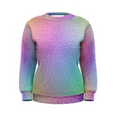 Rainbow Colorful Grid Women s Sweatshirt by designworld65