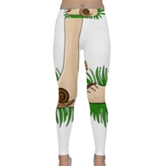 Barefoot In The Grass Classic Yoga Leggings by Valentinaart