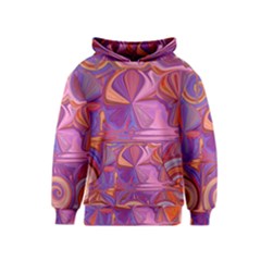 Candy Abstract Pink, Purple, Orange Kids  Pullover Hoodie