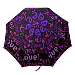Love Pattern 2 Folding Umbrellas