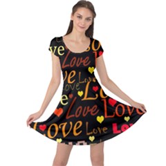 Love Pattern 3 Cap Sleeve Dresses by Valentinaart