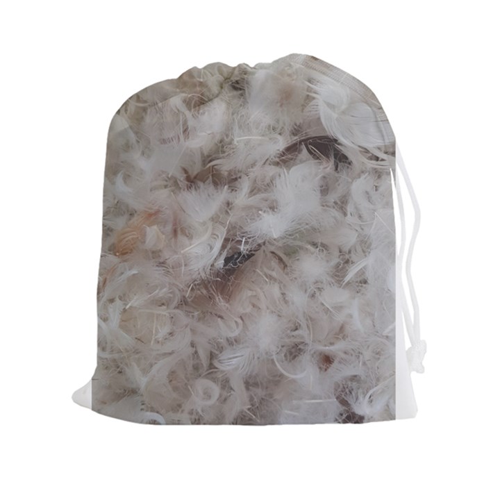 Down Comforter Feathers Goose Duck Feather Photography Drawstring Pouches (XXL)