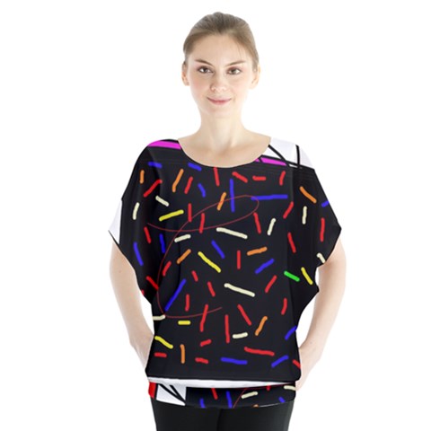 Color Tv Blouse by Moma