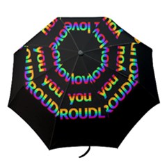 I Love You Proudly Folding Umbrellas by Valentinaart