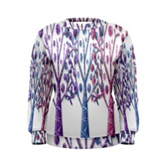 Magical Pastel Trees Women s Sweatshirt by Valentinaart