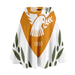 Coat Of Arms Of Cyprus High Waist Skirt by abbeyz71