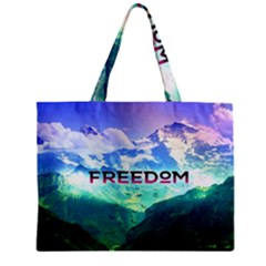 Freedom Zipper Mini Tote Bag by Brittlevirginclothing