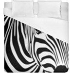 Animal Cute Pattern Art Zebra Duvet Cover (King Size)