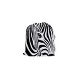 Animal Cute Pattern Art Zebra Drawstring Pouches (XS) 