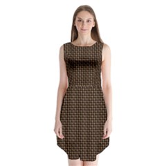 Fabric Pattern Texture Background Sleeveless Chiffon Dress   by Amaryn4rt