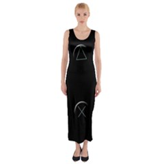 Joystick  Fitted Maxi Dress by Valentinaart