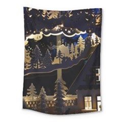 Christmas Advent Candle Arches Medium Tapestry by Amaryn4rt