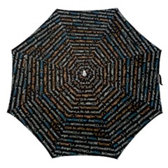 Close Up Code Coding Computer Straight Umbrellas by Amaryn4rt