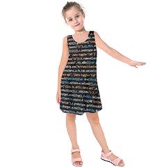 Close Up Code Coding Computer Kids  Sleeveless Dress by Amaryn4rt