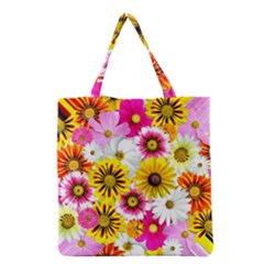 Flowers Blossom Bloom Nature Plant Grocery Tote Bag by Amaryn4rt