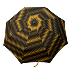 Ornament Stucco Close Pattern Art Folding Umbrellas by Amaryn4rt