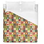 Pattern Christmas Patterns Duvet Cover (Queen Size)