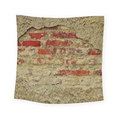 Wall Plaster Background Facade Square Tapestry (small) by Amaryn4rt