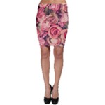 Beautiful pink roses  Bodycon Skirt