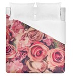 Beautiful pink roses Duvet Cover (Queen Size)
