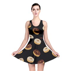 Donuts Reversible Skater Dress by Valentinaart