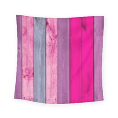 Pink Wood Square Tapestry (small) by Brittlevirginclothing