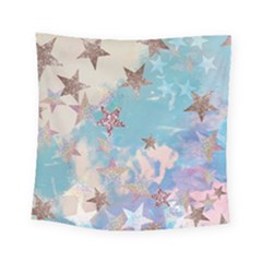Pastel Stars Square Tapestry (small) by Brittlevirginclothing