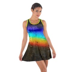 Rainbow Color Prism Colors Cotton Racerback Dress by Amaryn4rt