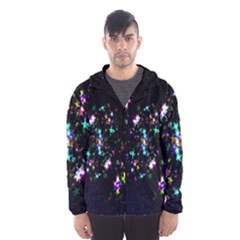 Star Structure Many Repetition Hooded Wind Breaker (men) by Amaryn4rt