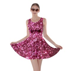 Pink Glitter Skater Dress by Amaryn4rt