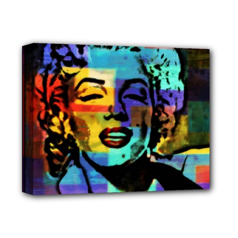  marilyn Iconic   Deluxe Canvas 14  X 11  (framed) by wbk1