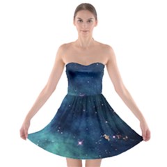 Space Strapless Bra Top Dress by Brittlevirginclothing