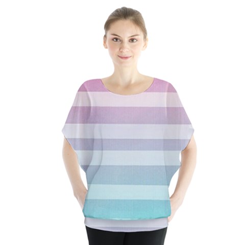 Colorful Vertical Lines Blouse by Brittlevirginclothing