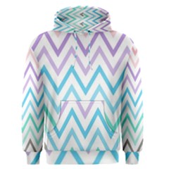 Colorful Wavy Lines Men s Pullover Hoodie by Brittlevirginclothing