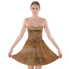 Circuit Board Strapless Bra Top Dress by Amaryn4rt