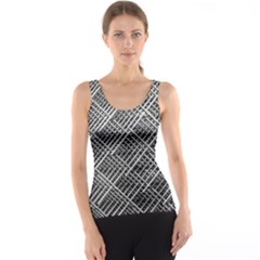Grid Wire Mesh Stainless Rods Rods Raster Tank Top by Amaryn4rt