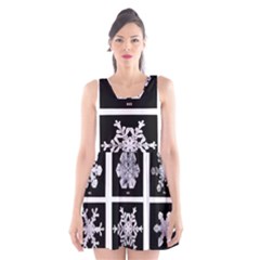 Snowflakes Exemplifies Emergence In A Physical System Scoop Neck Skater Dress